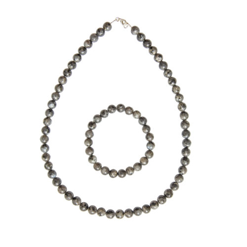 juego labradorita con inclusiones piedras bolas 8mm