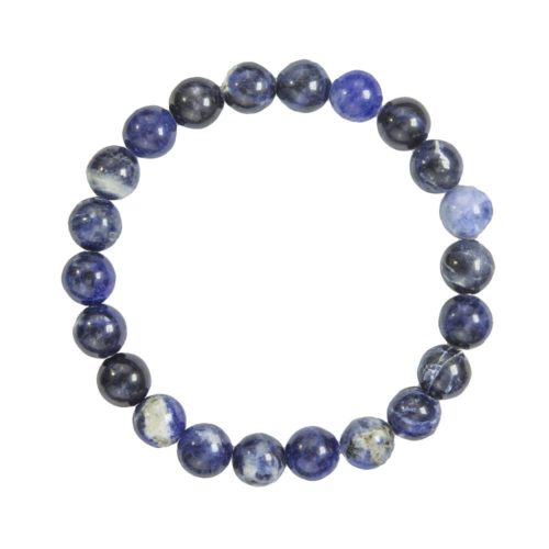 pulsera sodalita piedras bolas 8mm