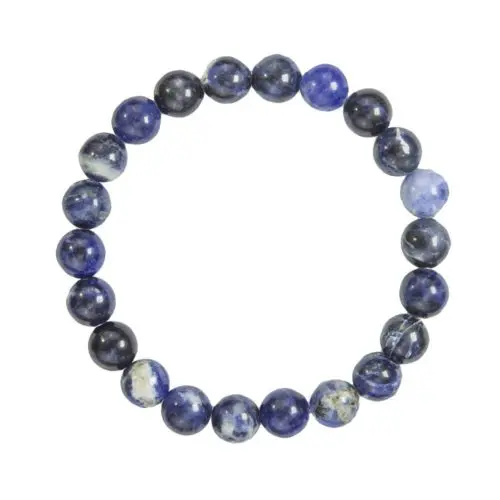 pulsera sodalita piedras bolas 8mm