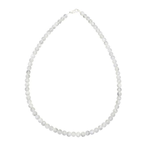 collier pierre de lune pierres boules 6mm