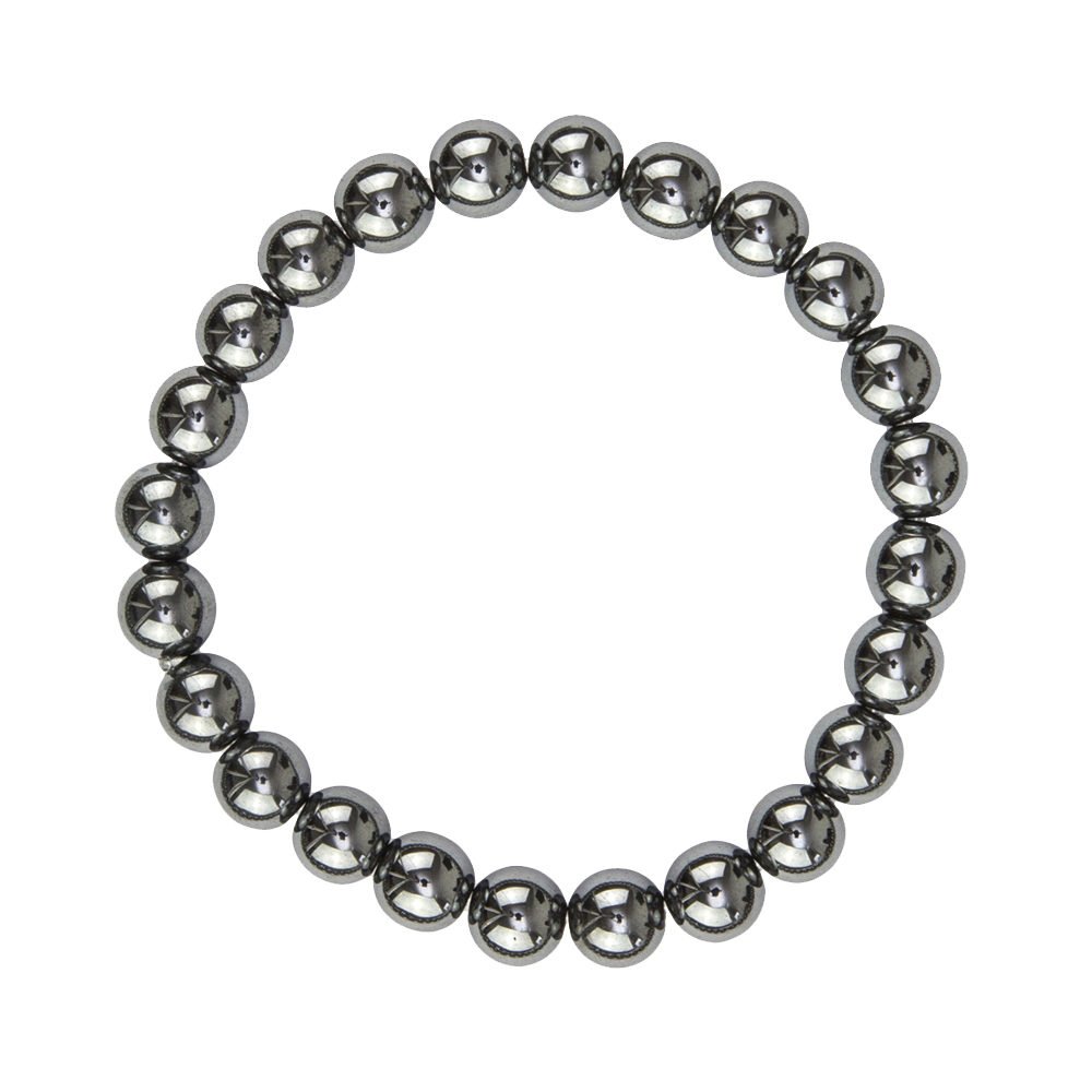 pulsera hematita piedras bolas 8mm