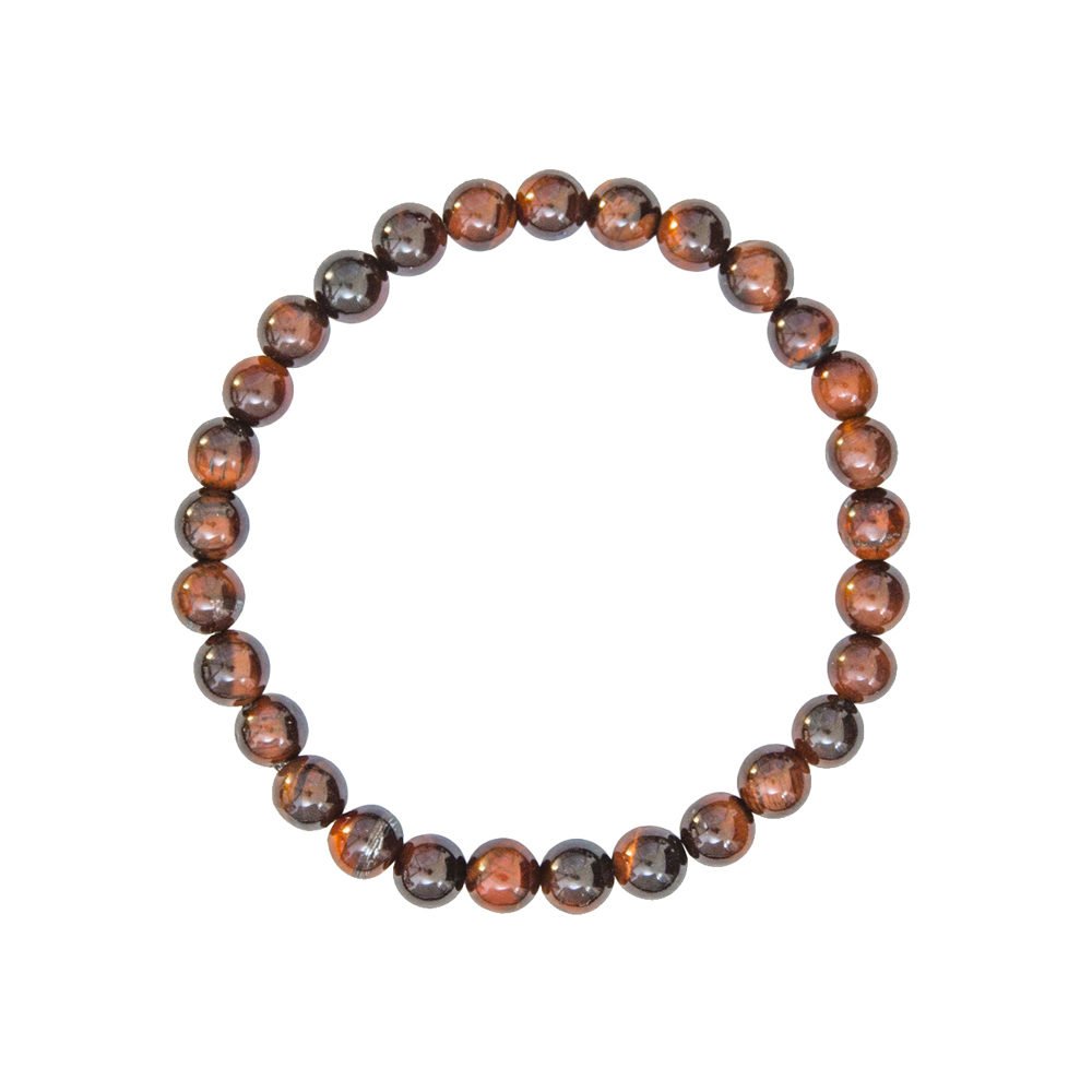 pulsera ojo de buey piedras bolas 6mm