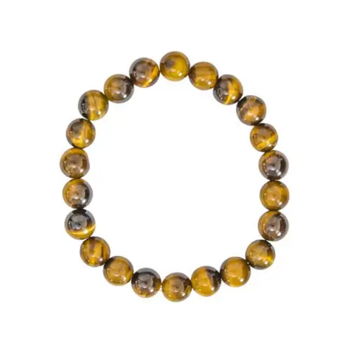 pulsera ojo de tigre piedras bolas 8mm