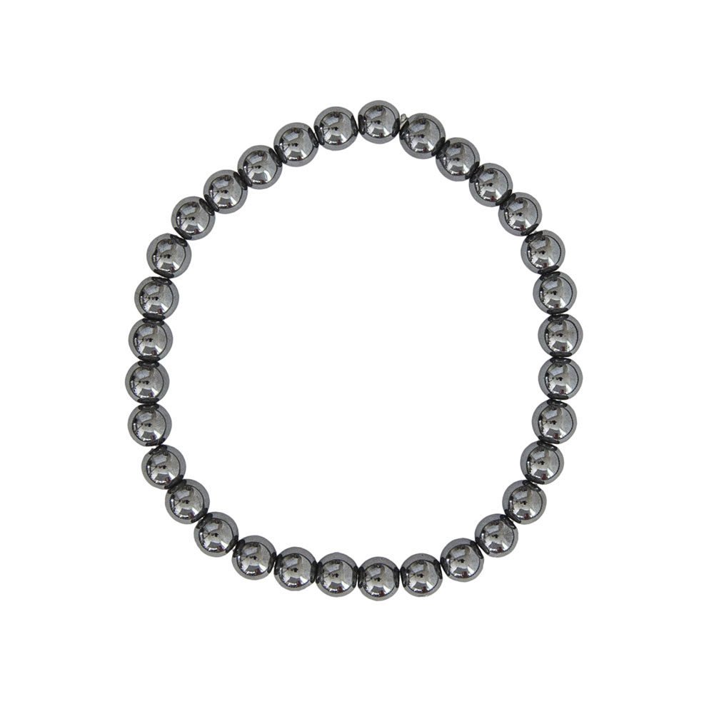 pulsera hematita piedras bolas 6mm