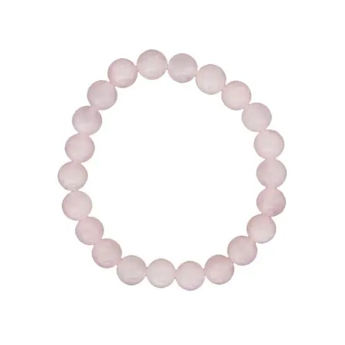 pulsera cuarzo rosa piedras bolas 8mm