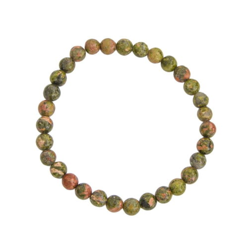 Bracelet-unakite-pierres-boules-06mm
