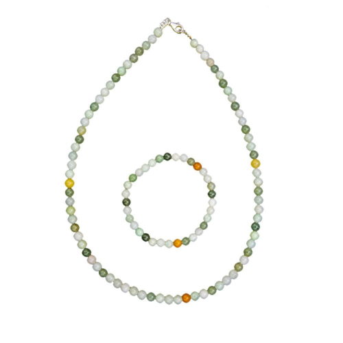 juego jade verde piedras bolas 6mm