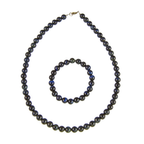 caja ojo de halcón piedras bolas 8mm