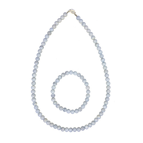 caja calcedonia piedras bolas 6mm