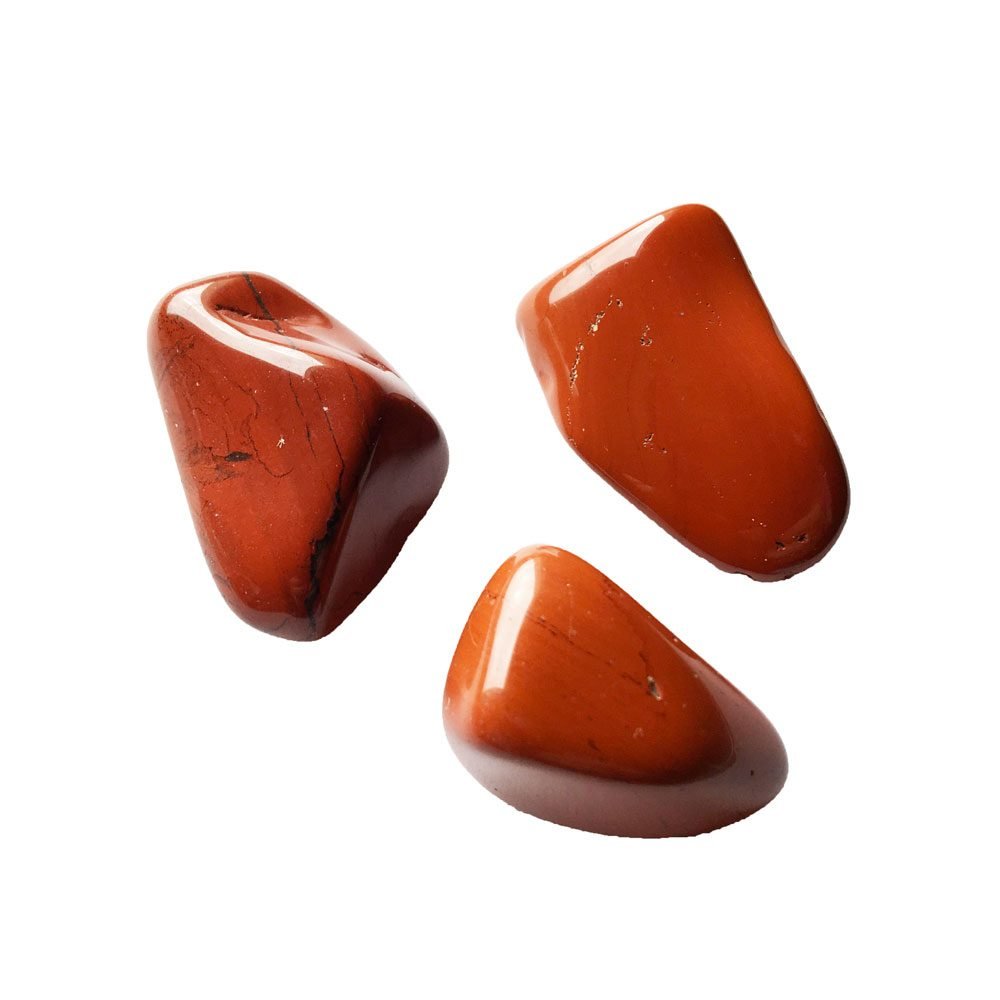 piedra rodada jaspe rojo