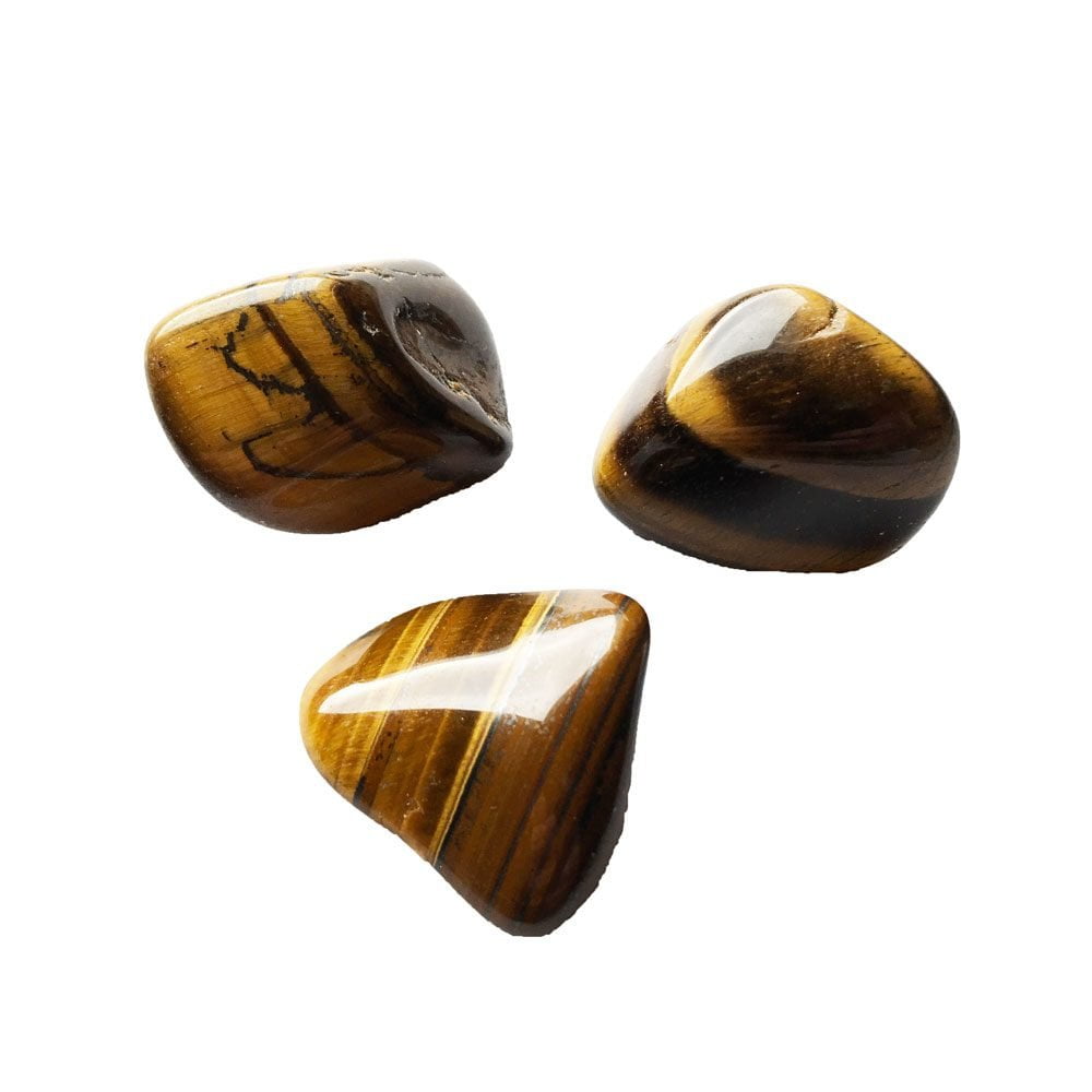 piedra rodada ojo de tigre