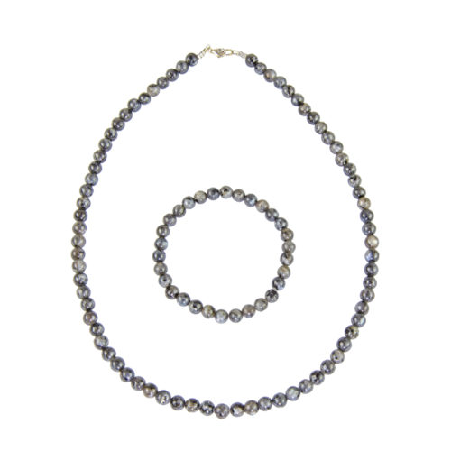 caja labradorita con inclusiones piedras bolas 6mm