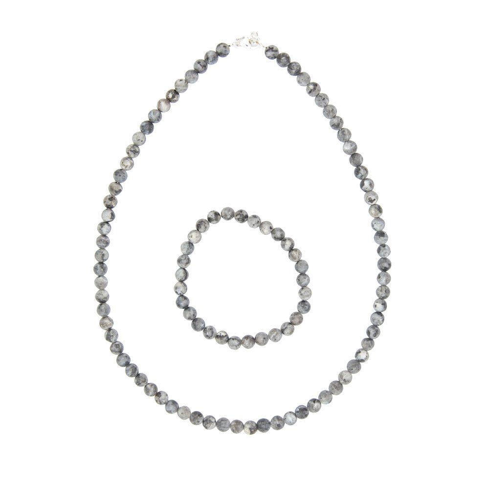 juego larvikita piedras bolas 6mm
