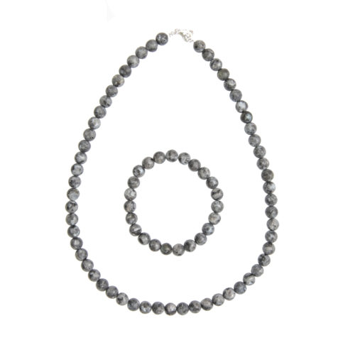 juego larvikita piedras bolas 8mm