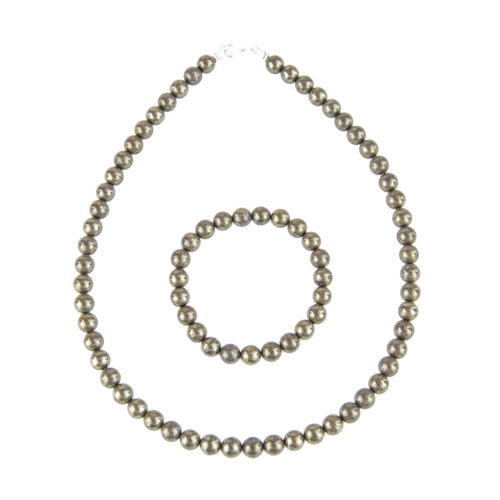 juego pirita de hierro piedras bolas 8mm