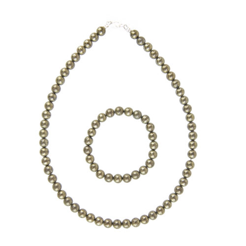 juego pirita de hierro piedras bolas 8mm