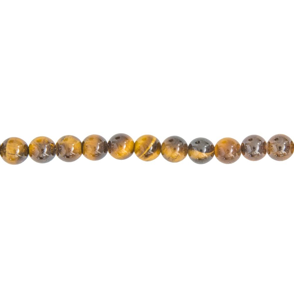 hilo ojo de tigre piedras bolas 6mm