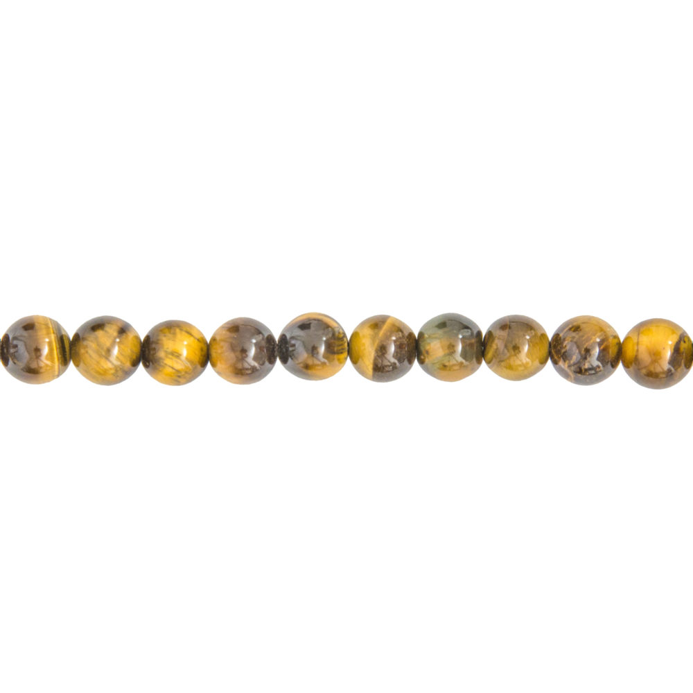 hilo ojo de tigre piedras bolas 8mm