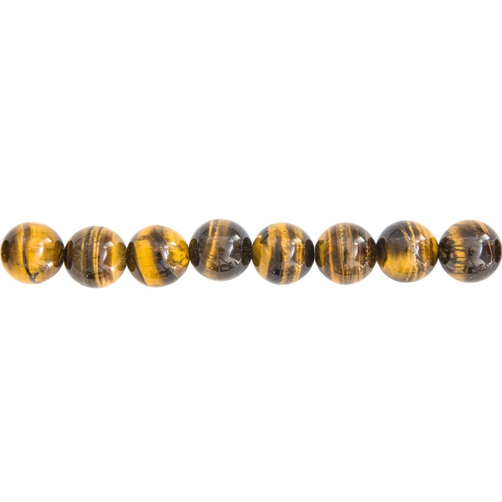 hilo ojo de tigre piedras bolas 12mm