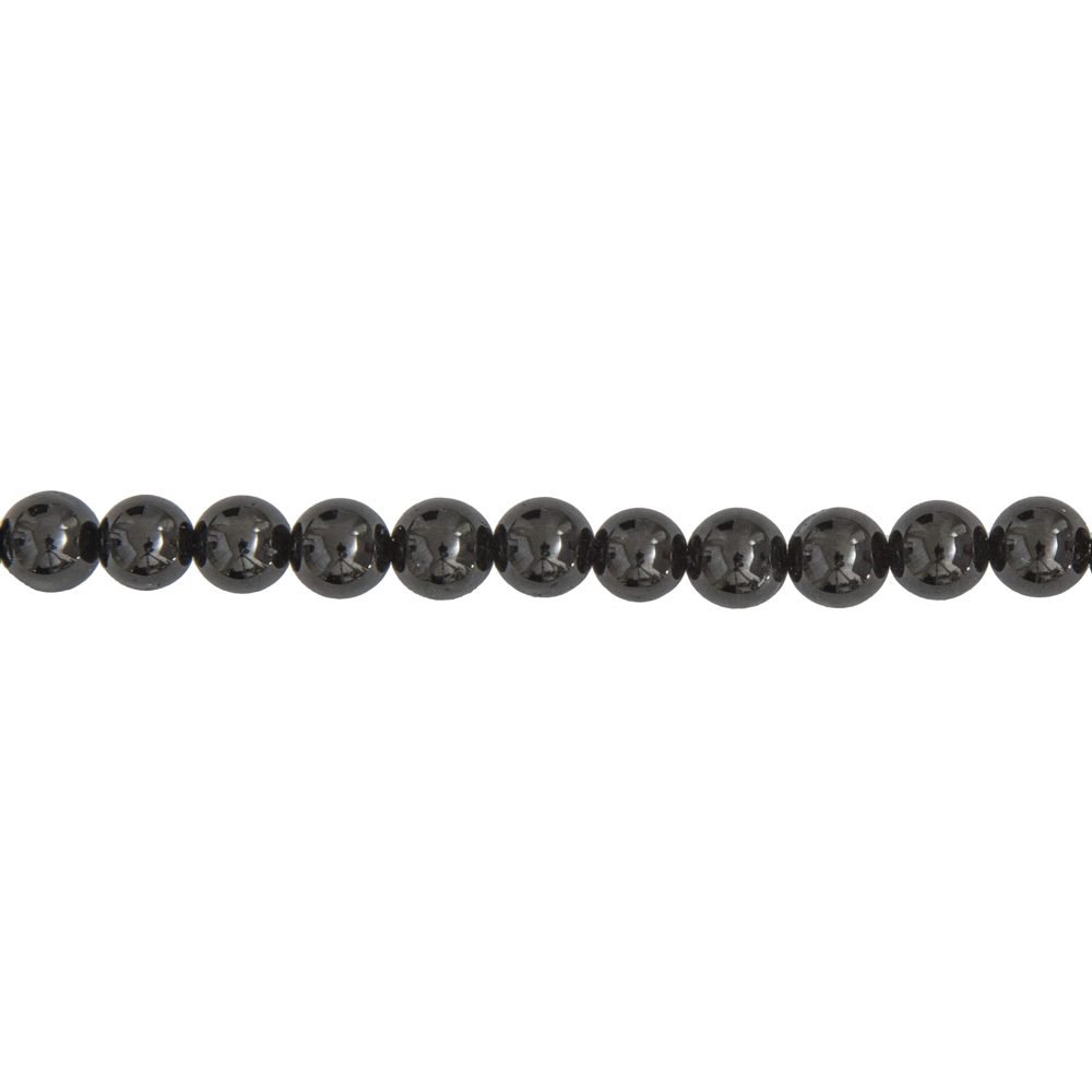 hilo ágata negra piedras bolas 6mm