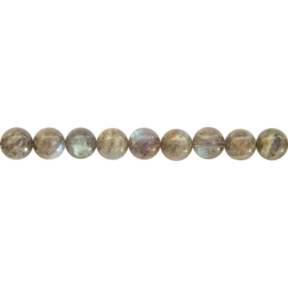 hilo labradorita piedras bolas 10mm