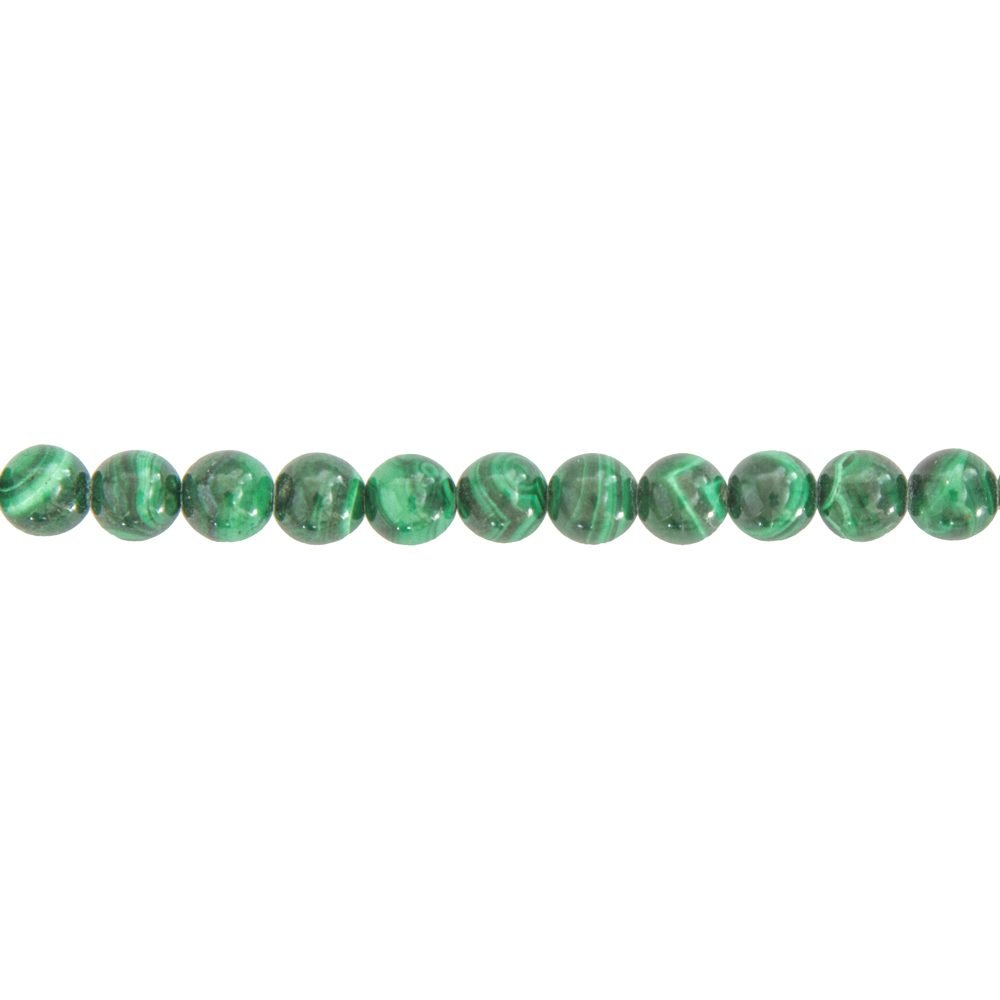 hilo malaquita piedras bolas 6mm