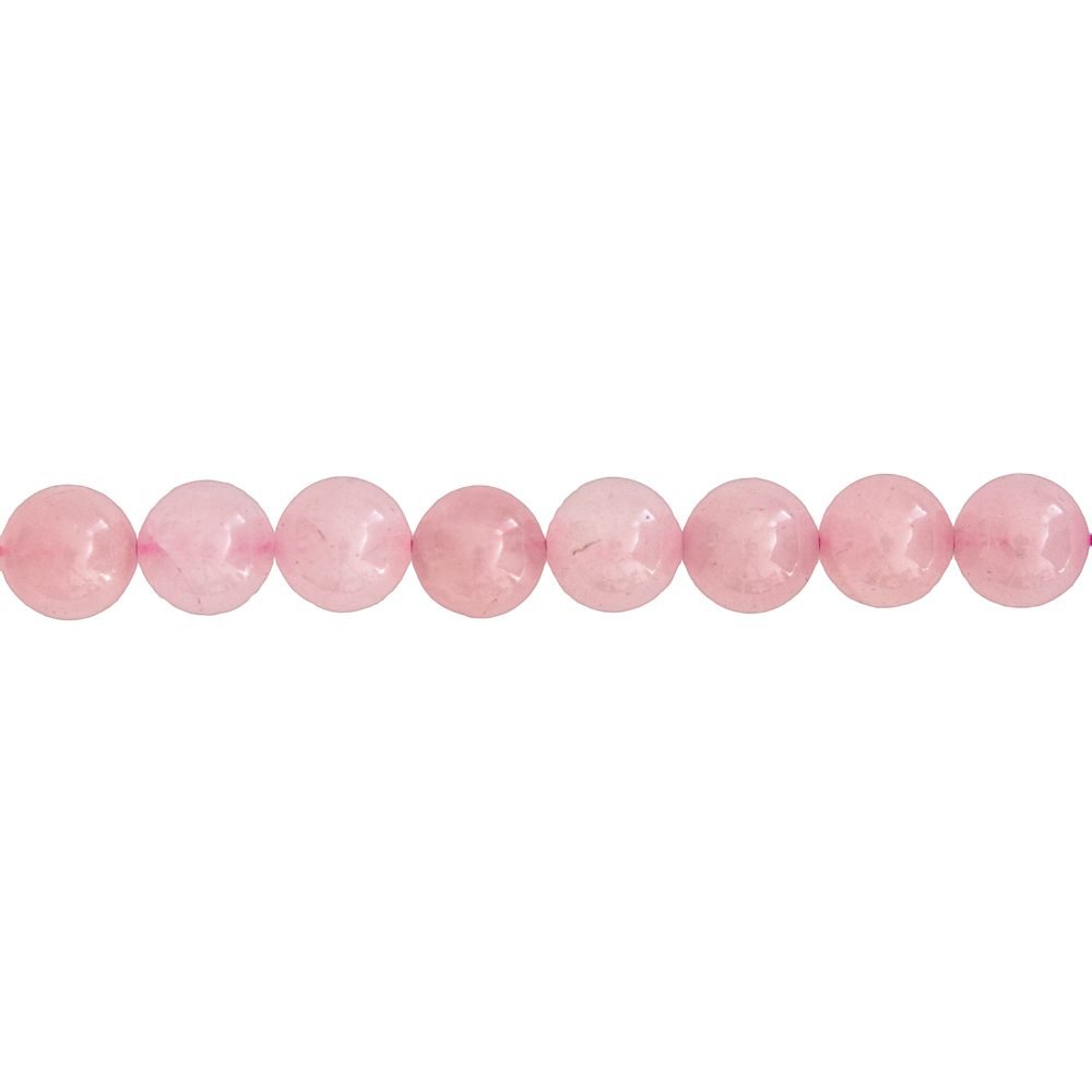 hilo cuarzo rosa piedras bolas 12mm