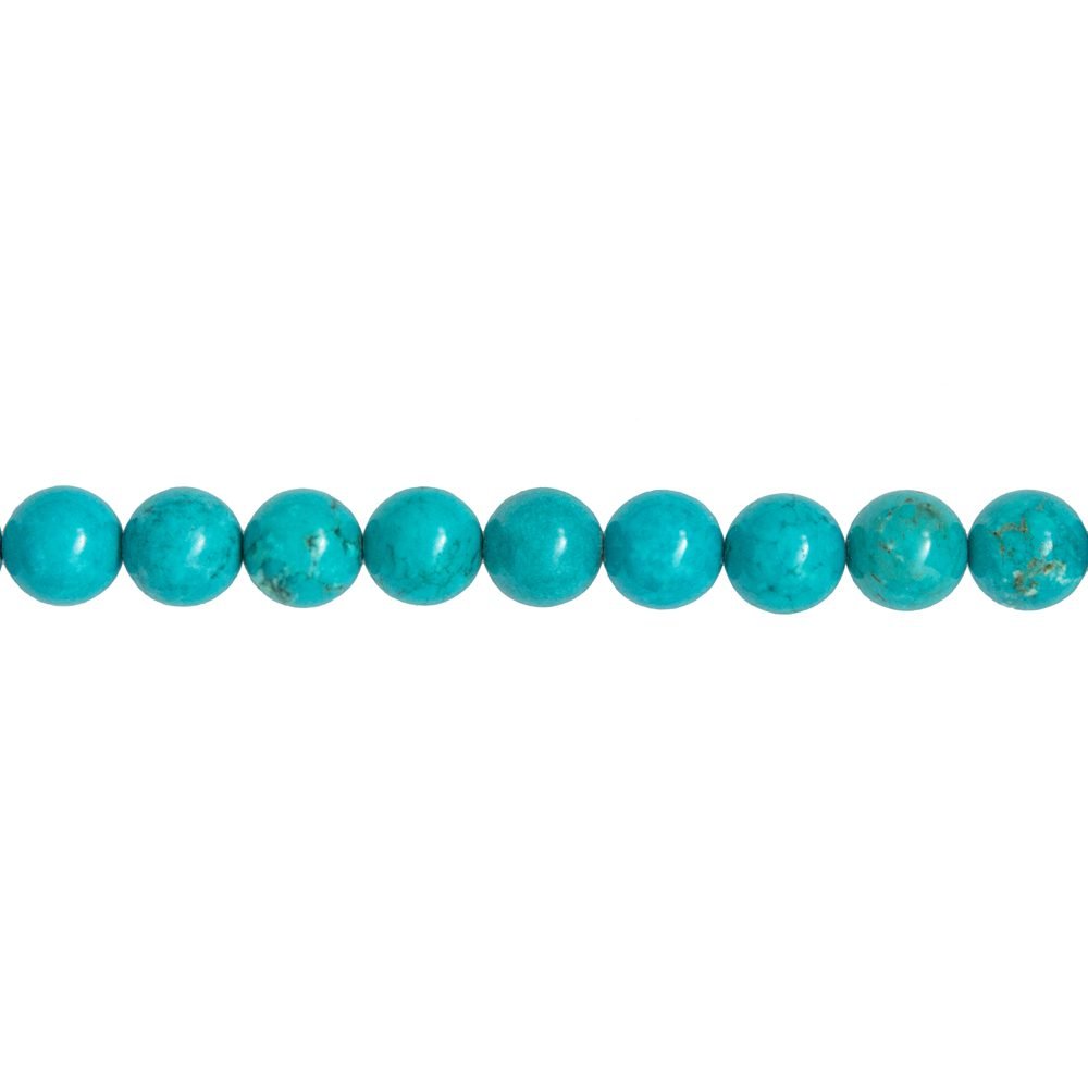 hilo turquesa piedras bolas 10mm