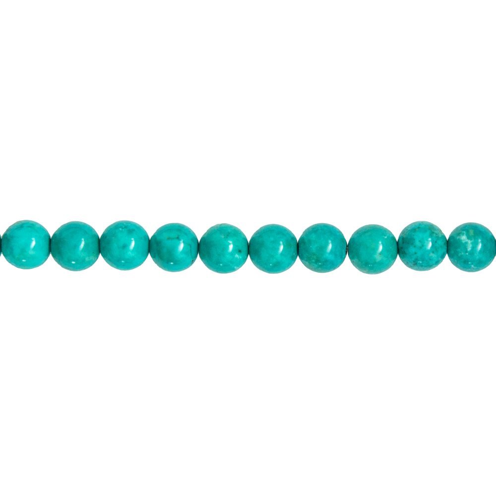 hilo turquesa piedras bolas 8mm