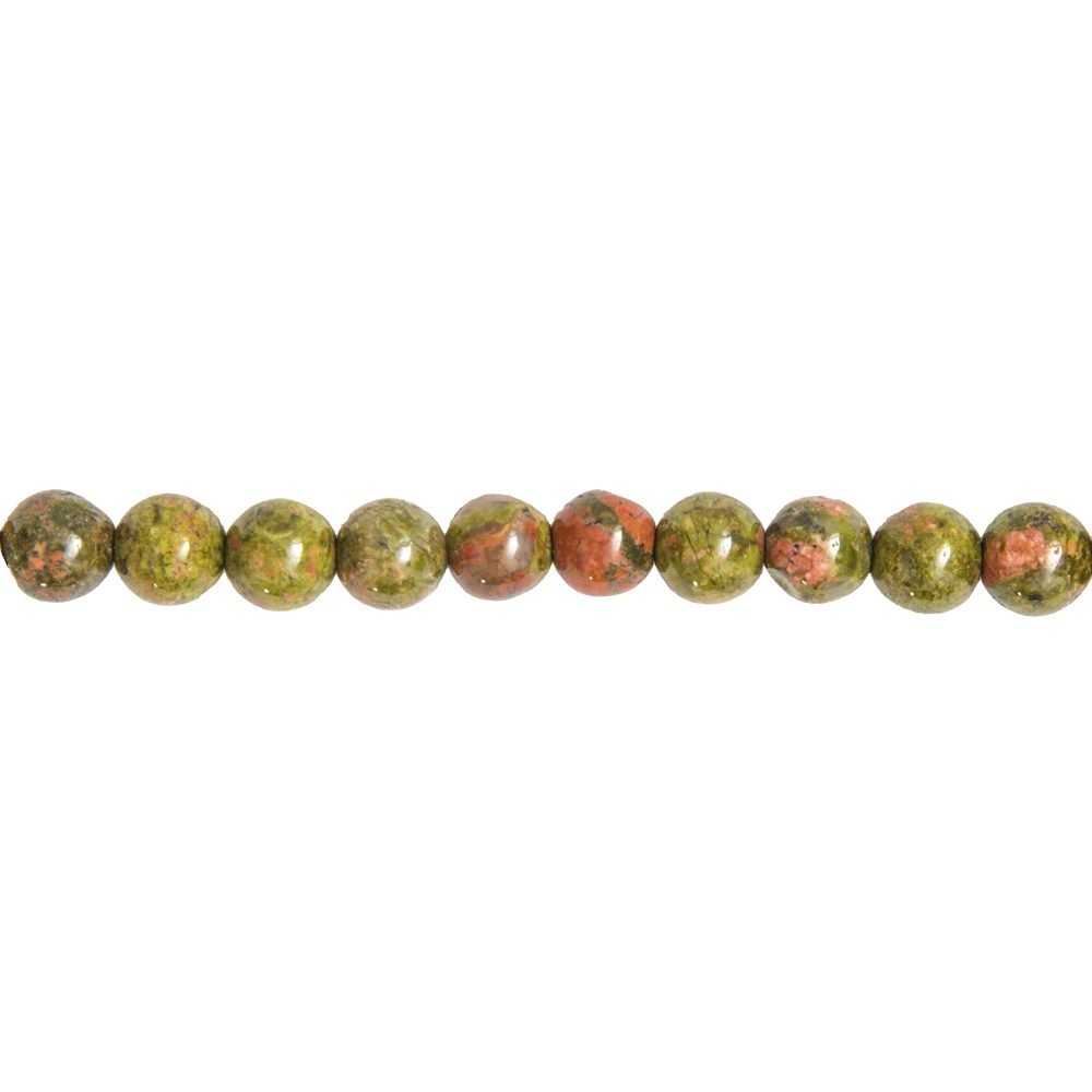 hilo unakita piedras bolas 8mm