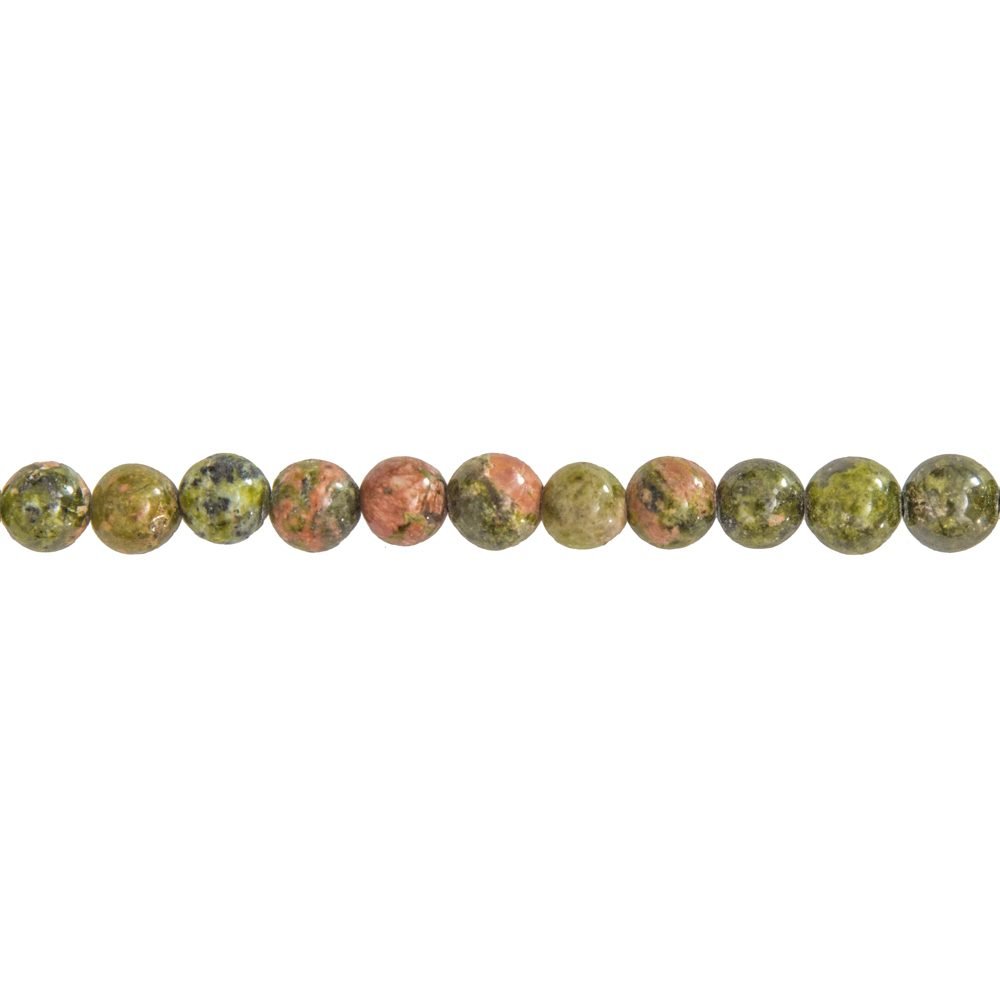 hilo unakita piedras bolas 6mm