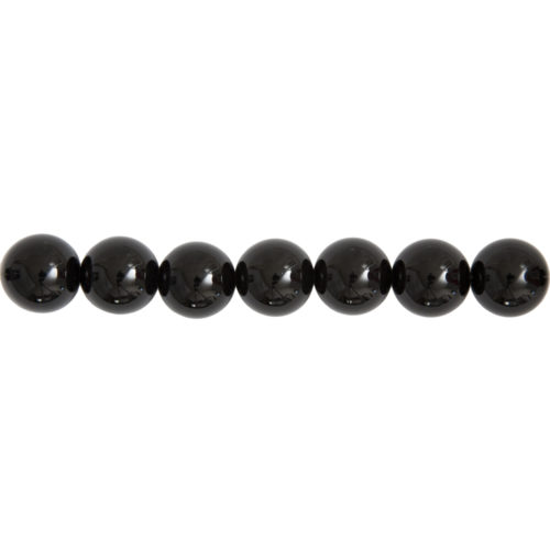 hilo agata negra piedras bolas 14mm