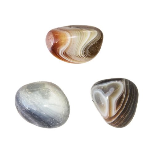 piedra rodada ágata de botsuana