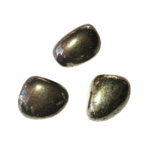 piedra rodada pirita de hierro