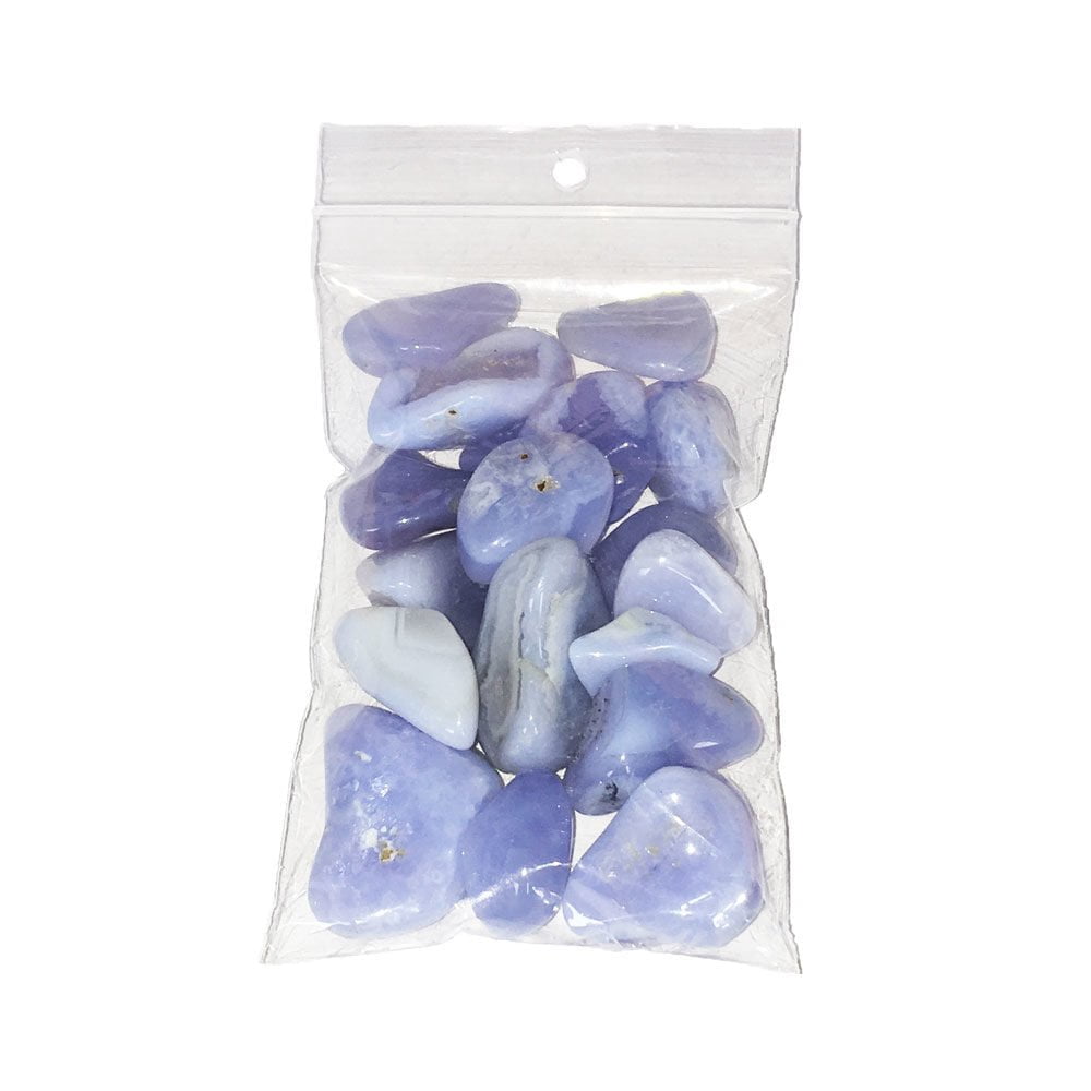 bolsa piedras rodadas calcedonia 250grs