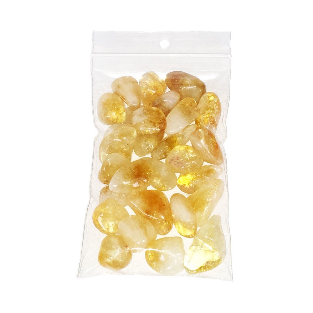 bolsa piedras rodadas citrino 250grs