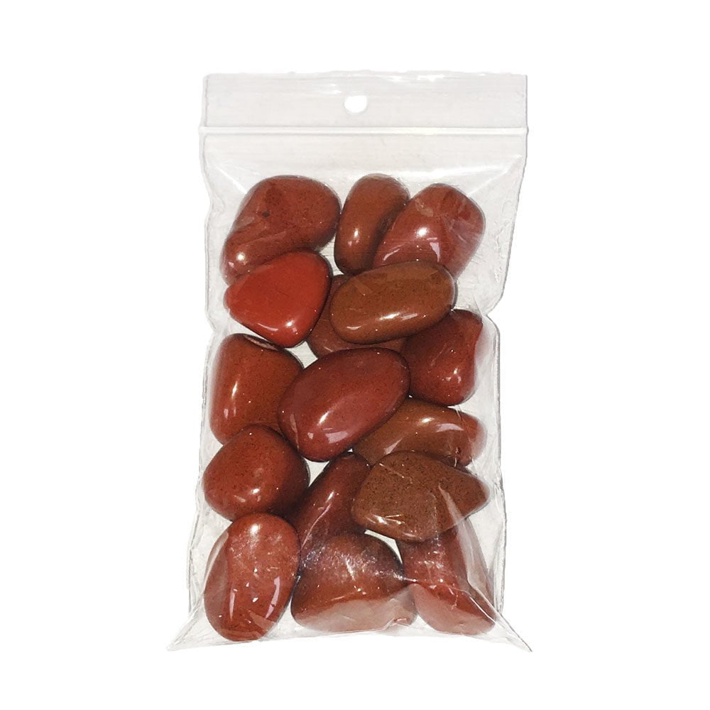 bolsa piedras rodadas jaspe rojo 250grs