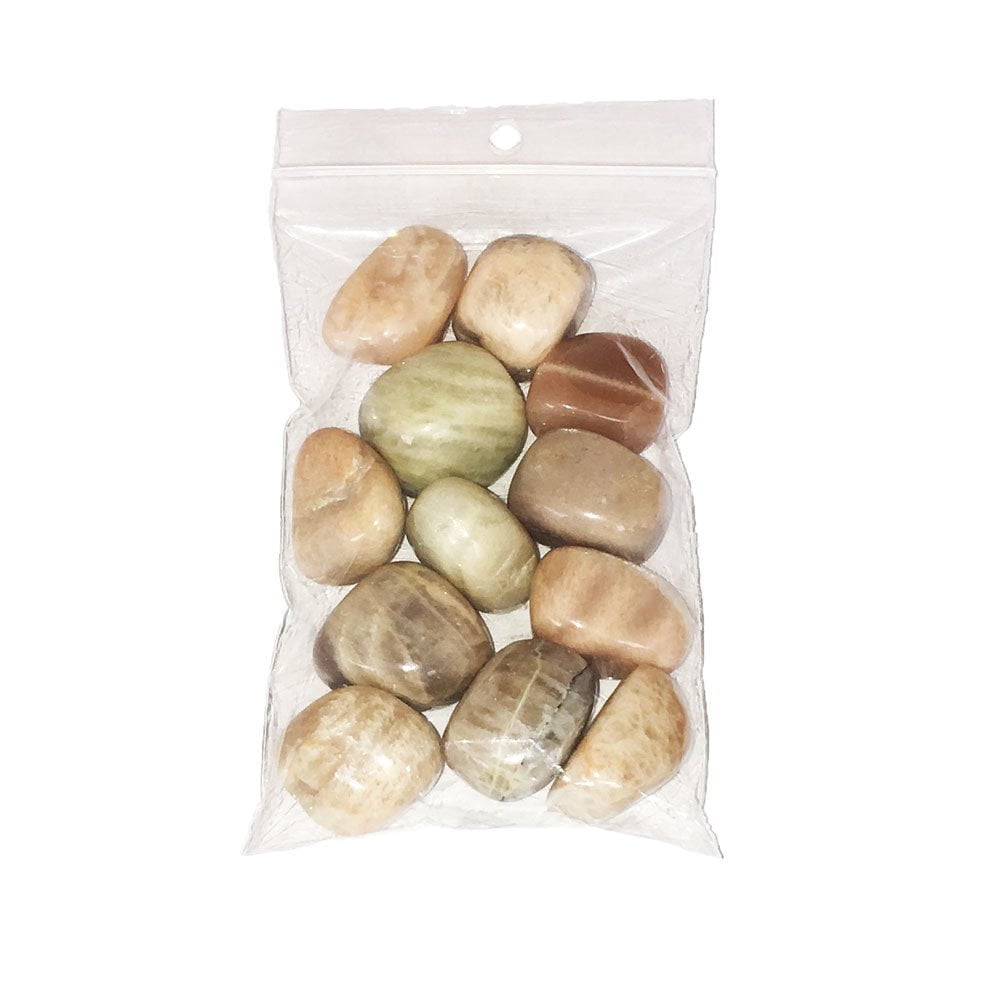 bolsa piedras rodadas piedra de luna 250grs