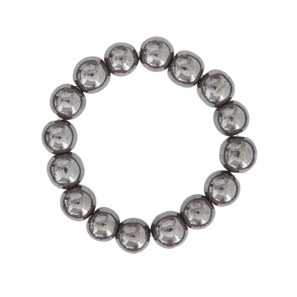 pulsera hematita piedras bolas 12mm