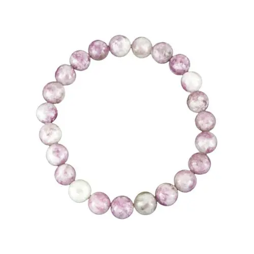pulsera turmalina rosa piedras bolas 8mm