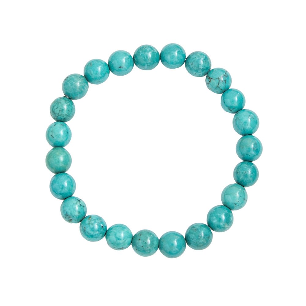 pulsera turquesa piedras bolas 8mm