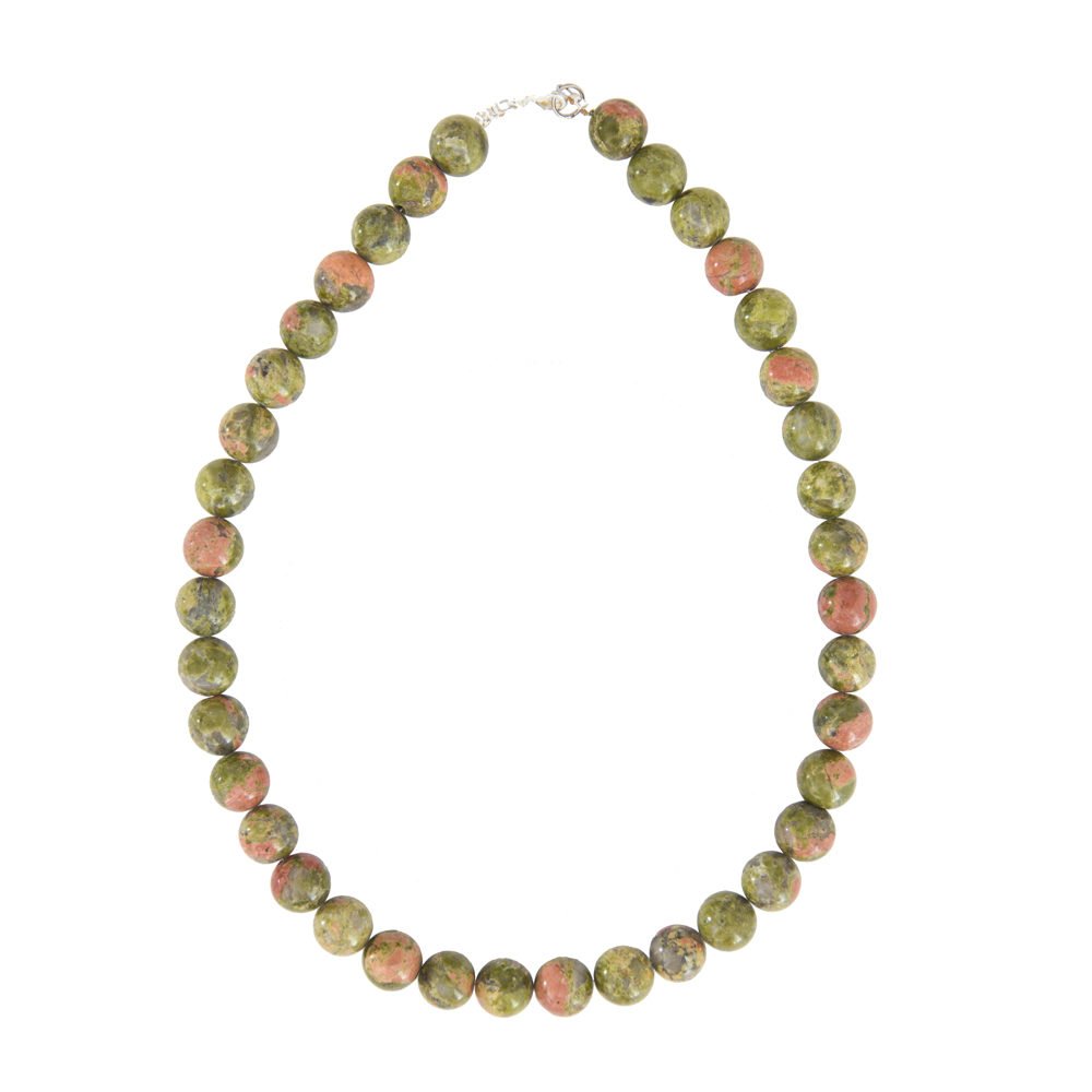 collar unakita piedras bolas 12mm