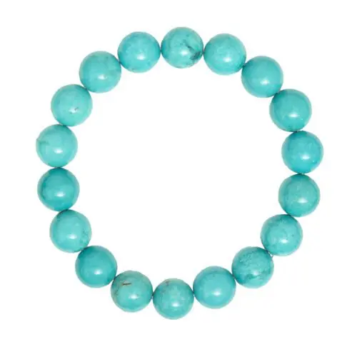 pulsera turquesa piedras bolas 10mm