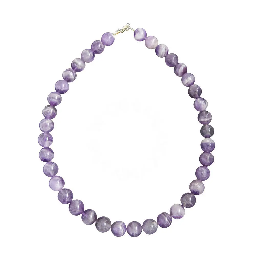 collar amatista piedras bolas 12mm