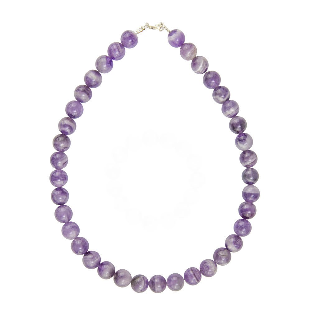 collar amatista piedras bolas 12mm