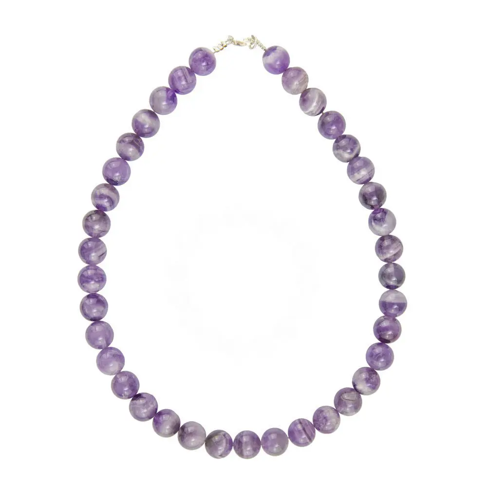 collar amatista piedras bolas 12mm
