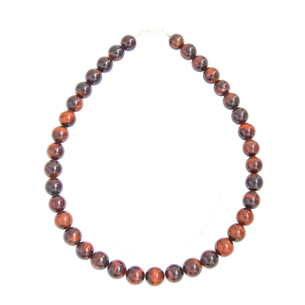 collar ojo de buey piedras bolas 12mm