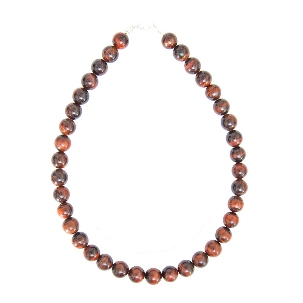 collar ojo de buey piedras bolas 12mm