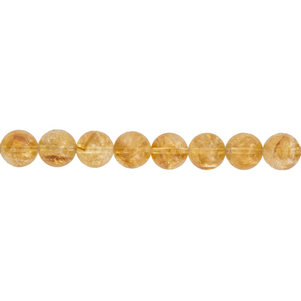 hilo citrino piedras bolas 12mm