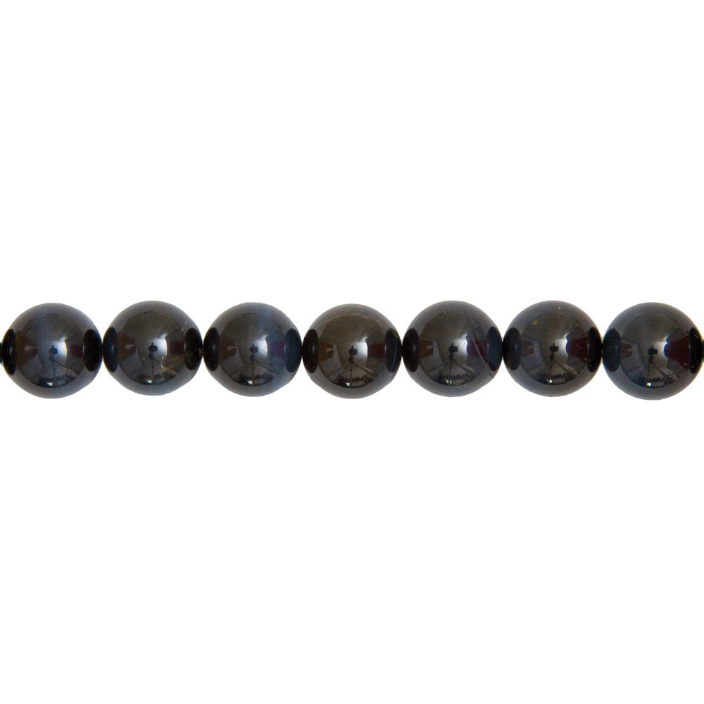 hilo ojo de halcón piedras bolas 14mm